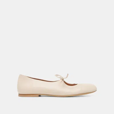 Dolce Vita Pazey Ballet Flats In White Size 11 By  In Brown
