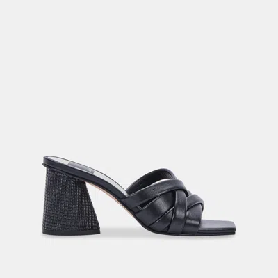 Dolce Vita Pazlee Heels Black Leather