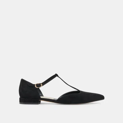 Dolce Vita Peaty Flats Onyx Suede