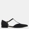 Dolce Vita Peaty Flats Onyx Suede In Multi