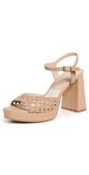 Dolce Vita Peyten Platform Heel In Café Woven Stella