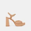 Dolce Vita Peyten Wide Heels Cafe Woven Stella