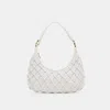 Dolce Vita Positano Shoulder Bag White Raffia