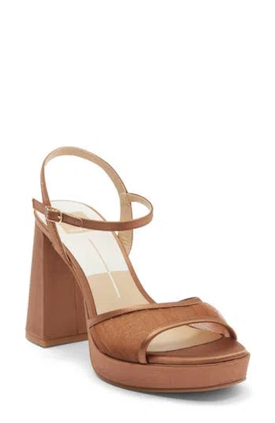 Dolce Vita Preya Platform Sandal In Brown
