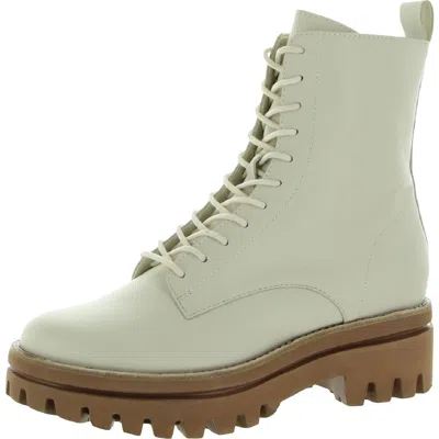 Dolce Vita Prym Womens Leather Ankle Lace-up Boot In Multi