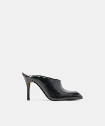 Dolce Vita Pryze Mules In Black Leather Size 6 By