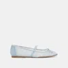 Dolce Vita Raeven Ballet Flats Light Blue Tulle