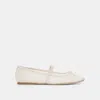 Dolce Vita Raeven Ballet Flats White Tulle