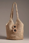 Dolce Vita Raffia Slouchy Bag