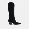 Dolce Vita Raj Wide Calf Boots Onyx Suede