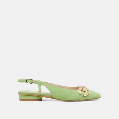 Dolce Vita Ramano Flats Lime Suede