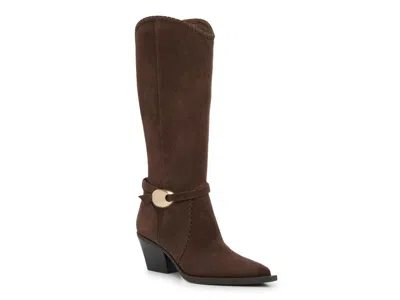 Dolce Vita Jody Hardware Knee-high Boots In Brown