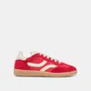 Dolce Vita Rebel Sneakers Crimson Nylon In Red