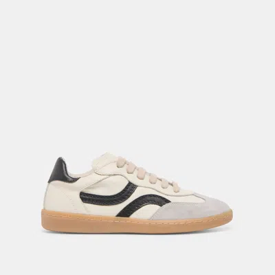 Dolce Vita Rebel Sneakers White Black Leather