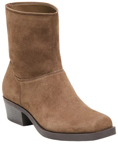 Dolce Vita Reeves Suede Bootie In Animal Print