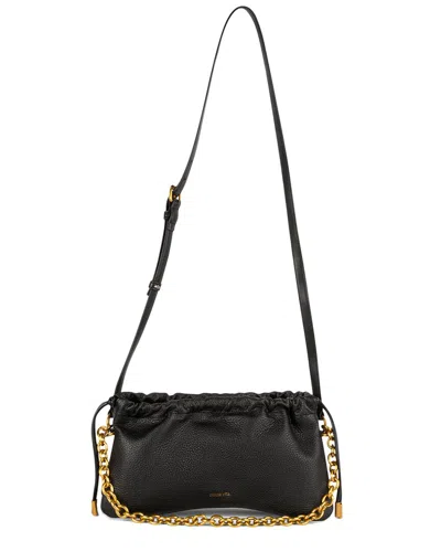 Dolce Vita Reina Leather Shoulder Crossbody In Black