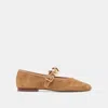 Dolce Vita Relan Ballet Flats Lt Brown Suede In Brown