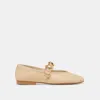 Dolce Vita Relan Ballet Flats Lt Natural Raffia
