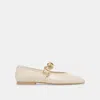 Dolce Vita Relan Ballet Flats Off White Leather