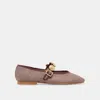 Dolce Vita Relan Ballet Flats Walnut Raffia