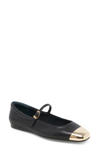 Dolce Vita Reyes Cap Toe Mary Jane Flat In Black