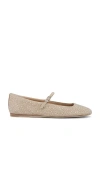 Dolce Vita Reyes Crystal Ballet Flats Light Gold Crystal In Metallic Gold