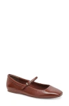 Dolce Vita Reyes Mary Jane In Brown Crinkle Patent