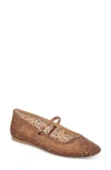 Dolce Vita Reyes Mary Jane Flat In Mid Brown