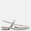 Dolce Vita Rianne Flats Silver Distressed Leather