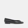 Dolce Vita Ritla Ballet Flats Black Leather