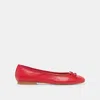 Dolce Vita Ritla Ballet Flats Cherry Leather In Black