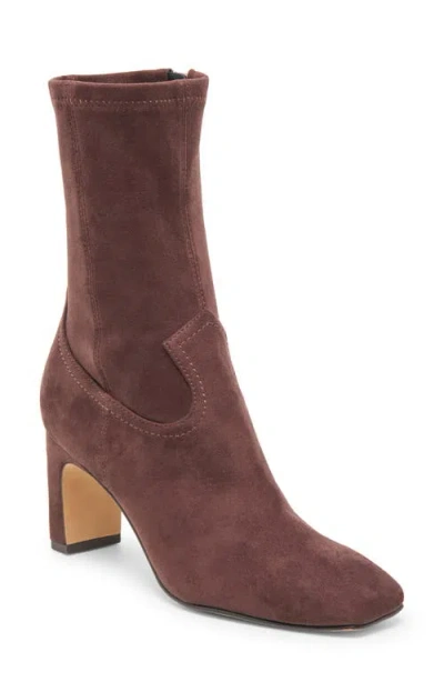Dolce Vita Roan Block Heel Bootie In Brown