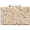 Dolce Vita Rockee Pebble Encrusted Convertible Clutch In Natural