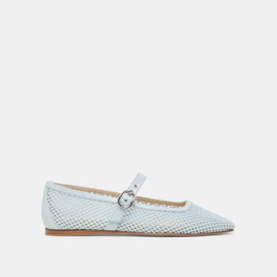 Dolce Vita Rodni Mesh Ballet Flats Light Blue Mesh
