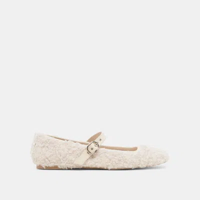 Dolce Vita Rodni Plush Ballet Flats Creme Plush