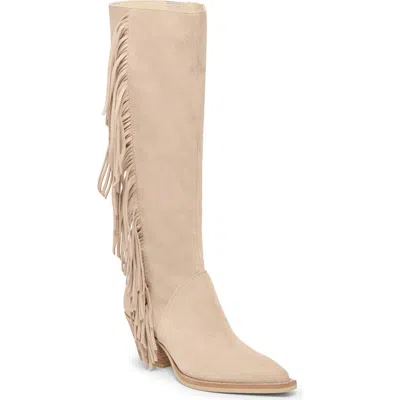 Dolce Vita Roley Fring Western Boot In Brown