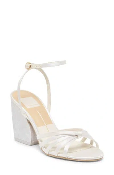Dolce Vita Ronica Ankle Strap Sandal In White