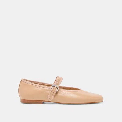 Dolce Vita Roslyn Ballet Flats Light Tan Leather