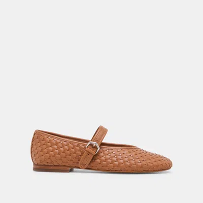 Dolce Vita Roslyn Woven Ballet Flats Saddle Woven Leather