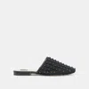 Dolce Vita Rova Bead Flats Onyx Beaded Mesh