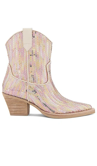 Dolce Vita Runa Sequin Boot In Multi