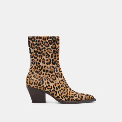 Dolce Vita Rutger Boots Leopard Calf Hair In Animal Print