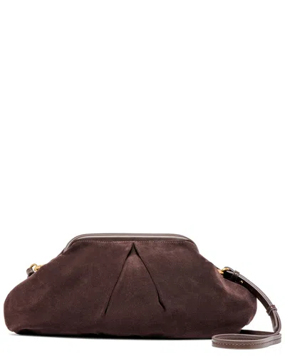 Dolce Vita Sahara Suede Clutch In Brown