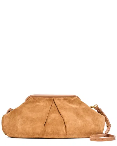 Dolce Vita Sahara Suede Clutch In Brown