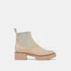 Dolce Vita Saline H2o Wide Booties Dune Crinkle Patent