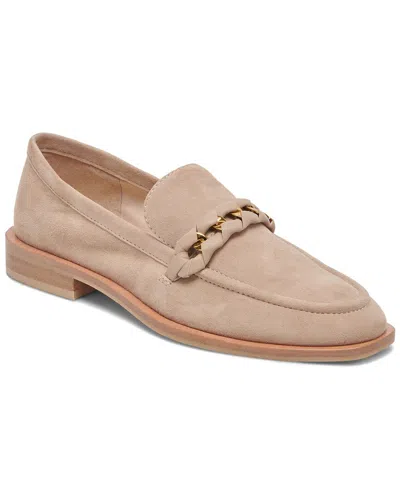Dolce Vita Women's Sallie Slip On Embellished Loafer Flats In Brown