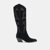 Dolce Vita Samare Boots Onyx Suede In Black