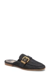 Dolce Vita Santel Womens Leather Slip-on Loafers In Carbon Denim