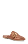 Dolce Vita Women's Santel Buckled Slip-on Mule Flats In Copper Metallic Suede