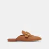 Dolce Vita Santel Flats Brown Leather In Brown